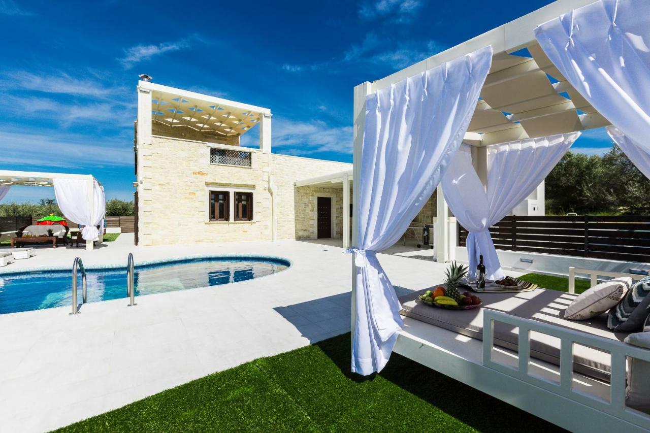 Caramel Villa, With 40M2 Pool & Spa Whirlpool, By Thinkvilla Panormos  Экстерьер фото