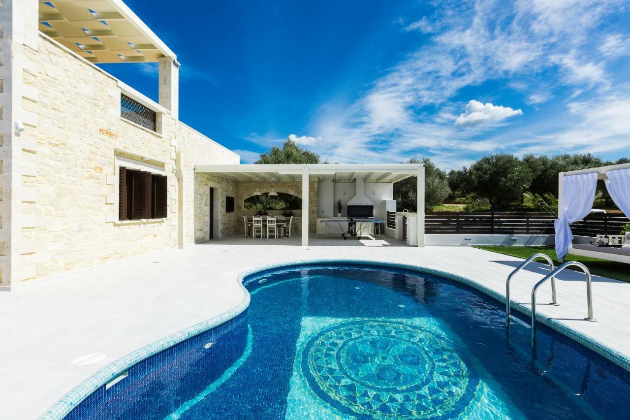 Caramel Villa, With 40M2 Pool & Spa Whirlpool, By Thinkvilla Panormos  Экстерьер фото