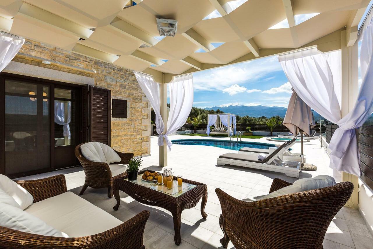 Caramel Villa, With 40M2 Pool & Spa Whirlpool, By Thinkvilla Panormos  Экстерьер фото